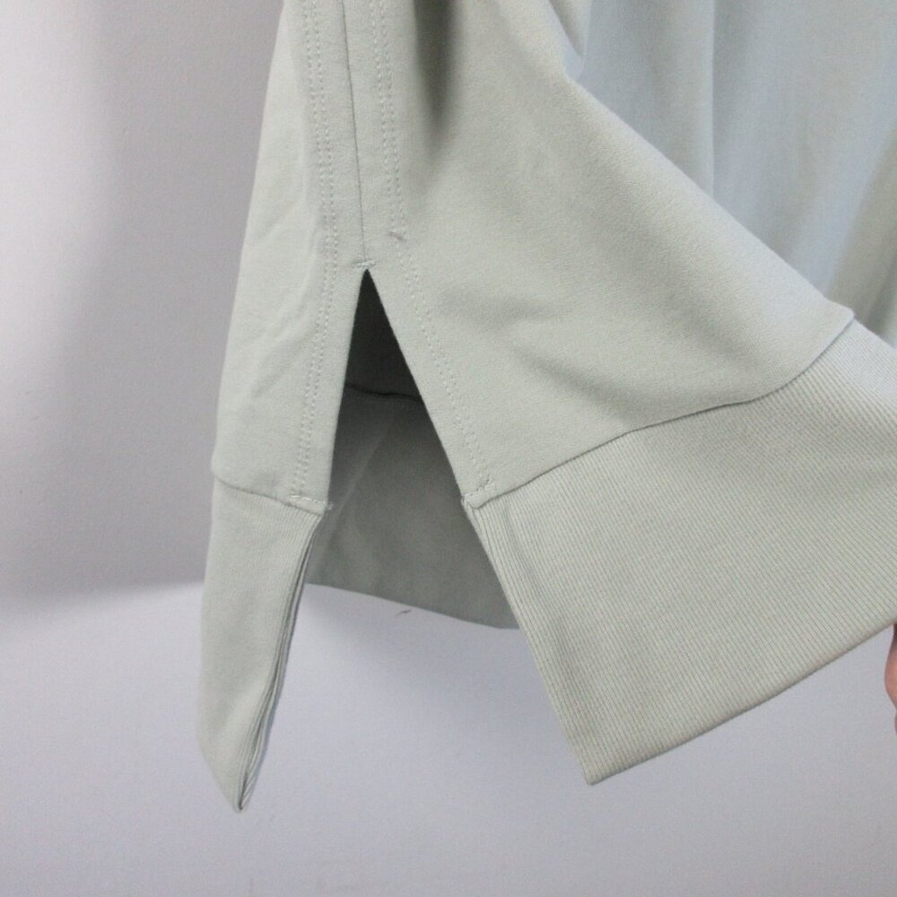 Athleta Retroterry Women's V-Neck Sweater Vest L Green Cotton Blend Athletic 328 - Picture 6 of 11